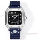 THB Factory Swiss Copy Cartier Santos Middle East Arabic Black Watches